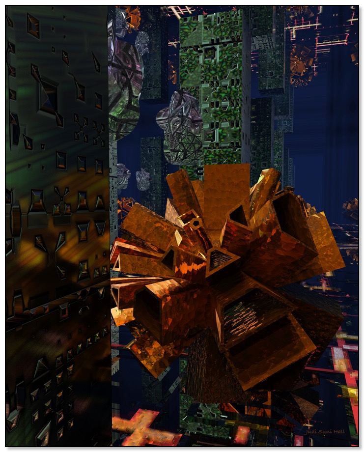 Copper Artifact In The Ruins Gingezel Sci Fi