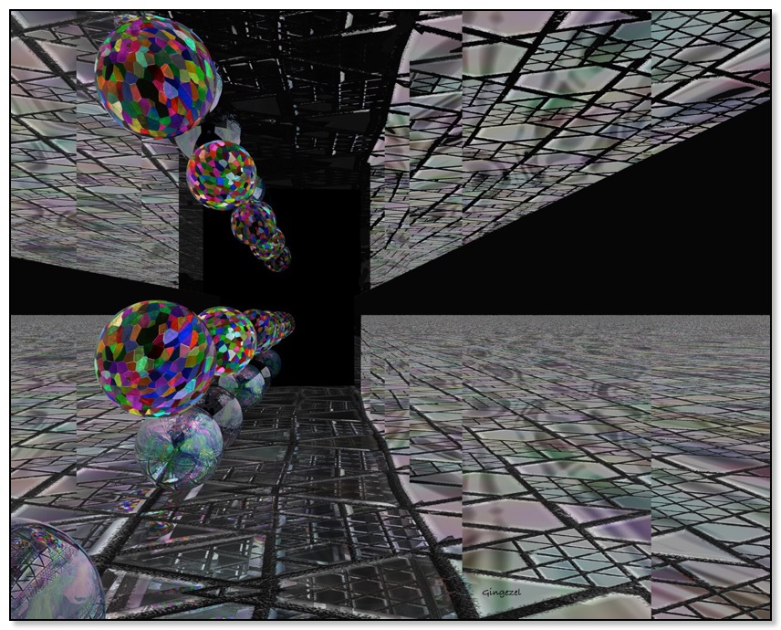 Exit Spheres art Gingezel Science Fiction