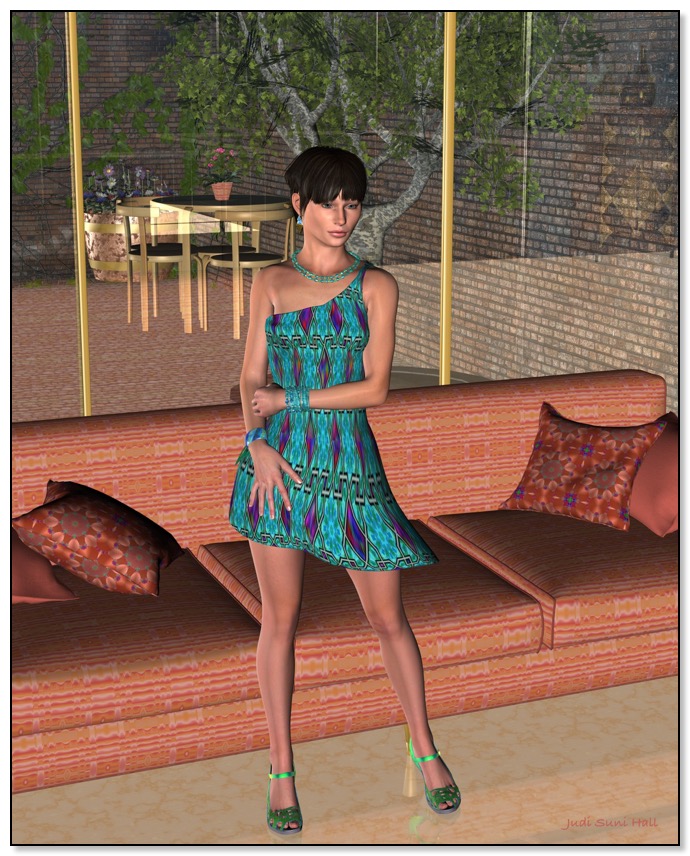 Mitra Kael heroine of the Gingezel Sci Fi Series.