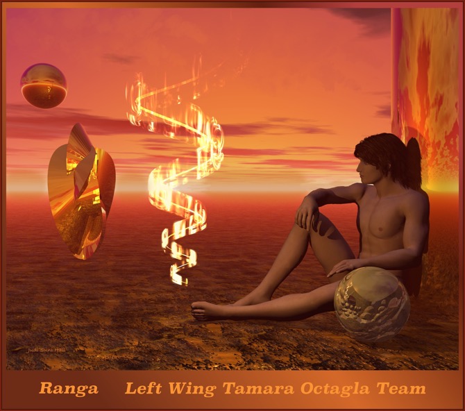 This Place I am In art with Ranga Octagla left winger Gingezel Scifi