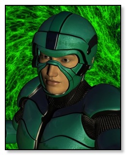 Ranga, outer left wing Tamara Octagla, Gingezel sci fi.