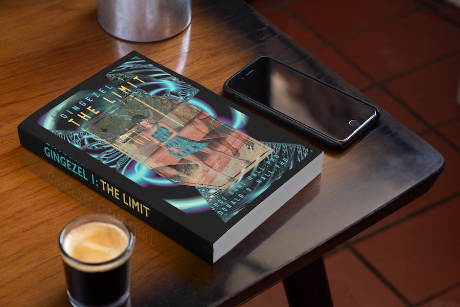 Gingezel 1 The Limit book on a table