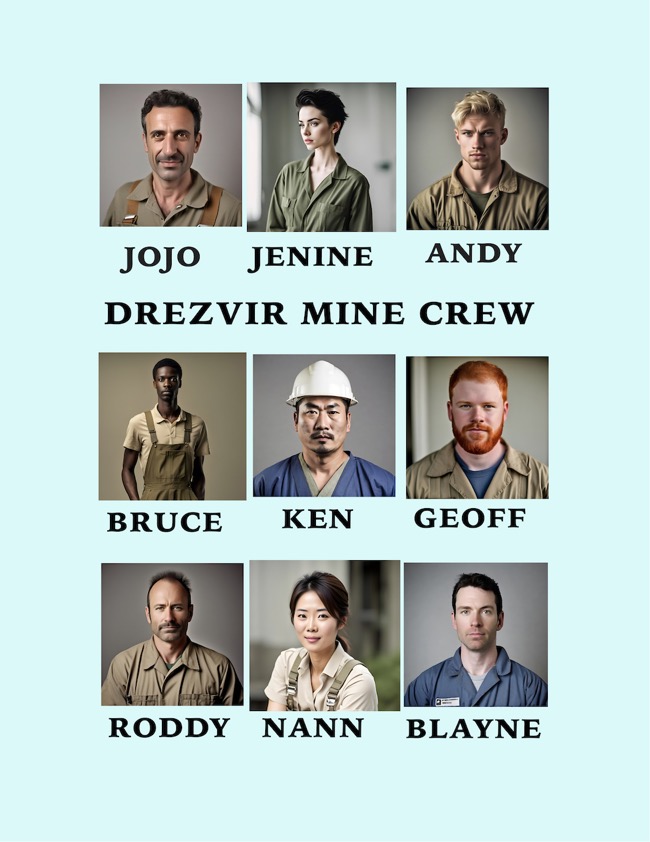 Drezvir Mine Crew Gingezel 2