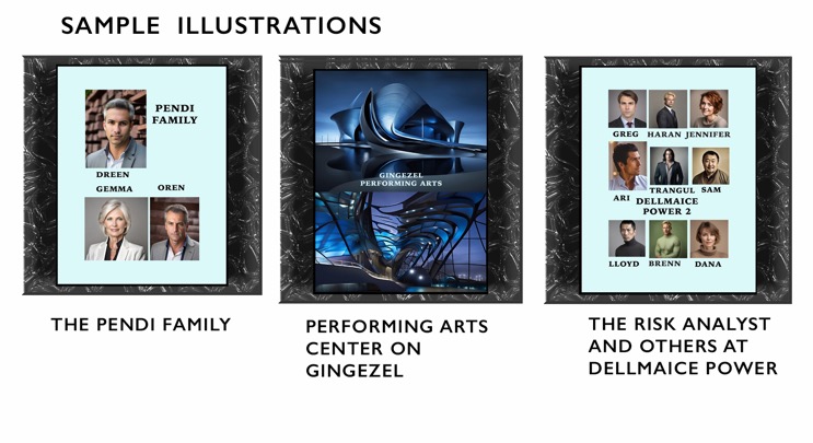 Sample of Art pages in Gingezel 3